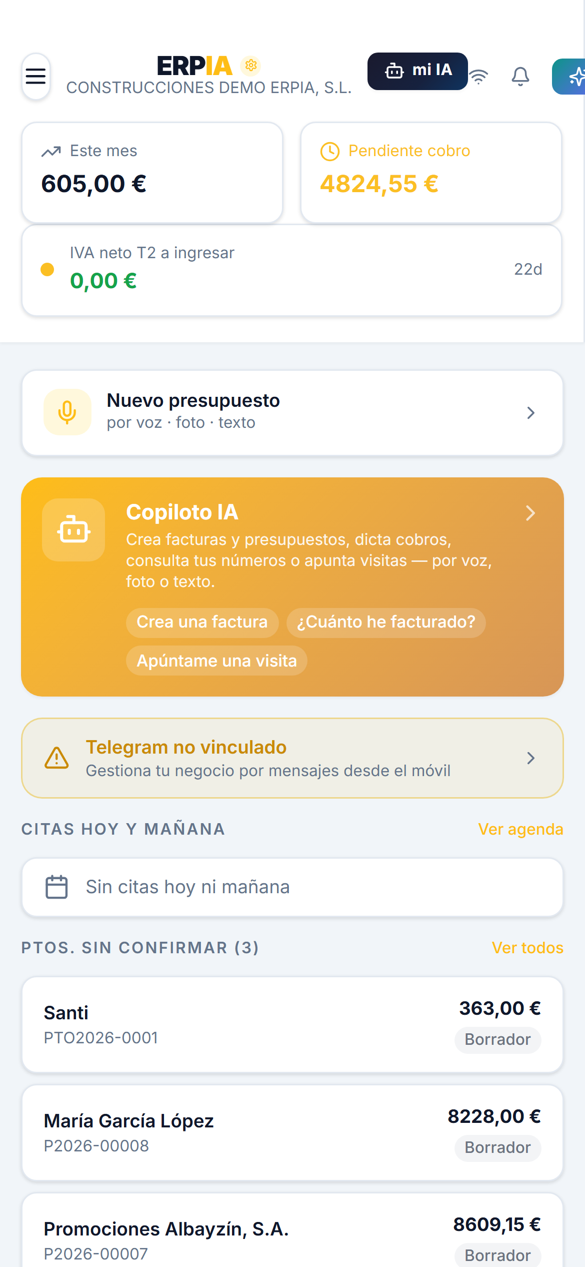 ERPiA en el móvil